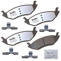 Bendix Fleet MetLok Rear Brake Pads 03-09 Durango, 07-09 Aspen - Click Image to Close